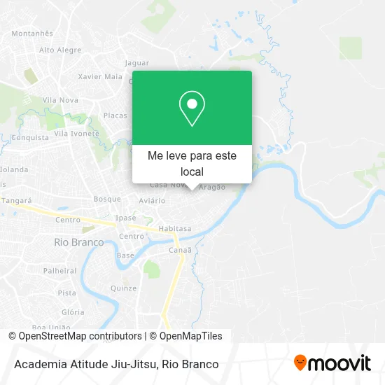 Academia Atitude Jiu-Jitsu mapa