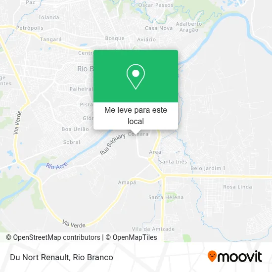 Du Nort Renault mapa
