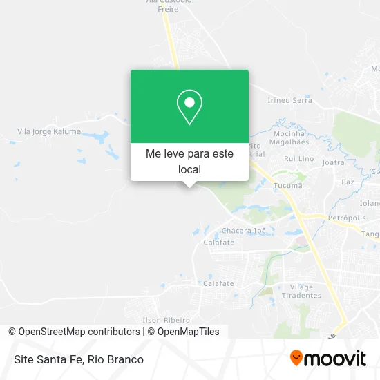 Site Santa Fe mapa