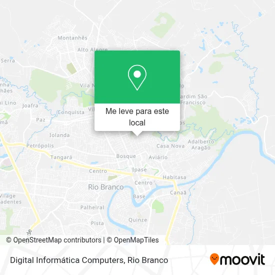 Digital Informática Computers mapa