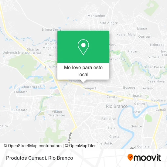 Produtos Cumadi mapa