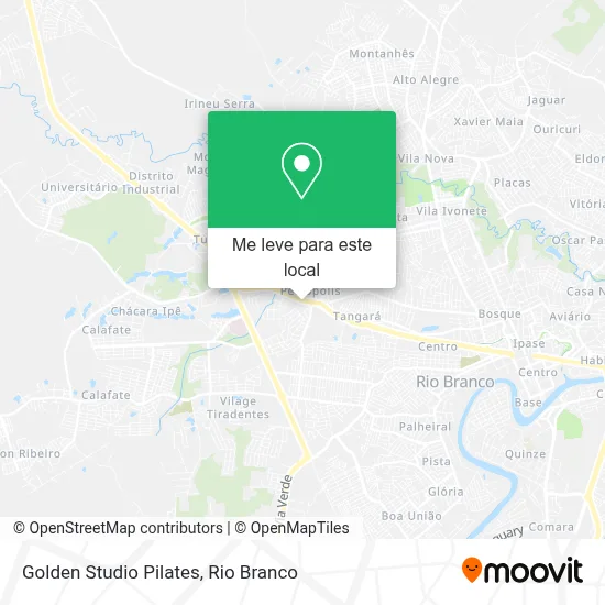 Golden Studio Pilates mapa