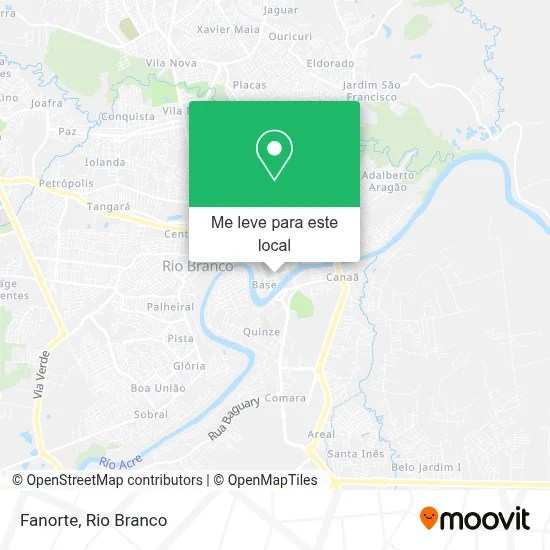 Fanorte mapa