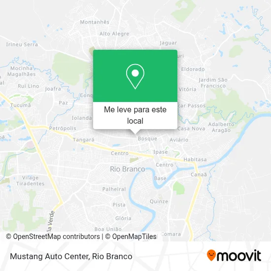 Mustang Auto Center mapa