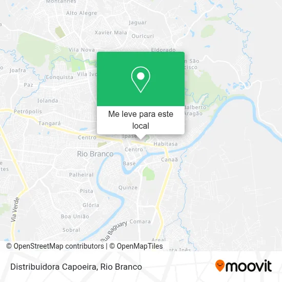 Distribuidora Capoeira mapa