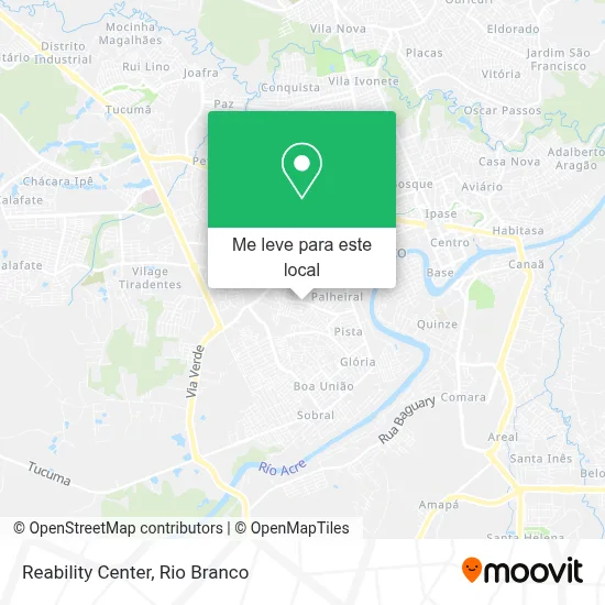 Reability Center mapa