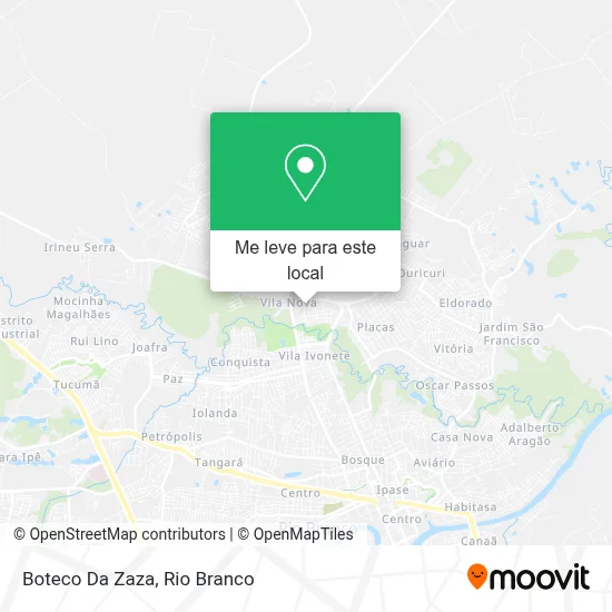 Boteco Da Zaza mapa