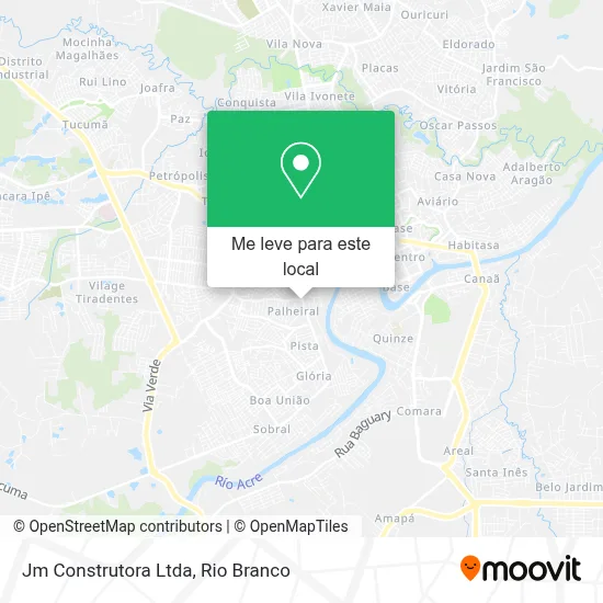 Jm Construtora Ltda mapa