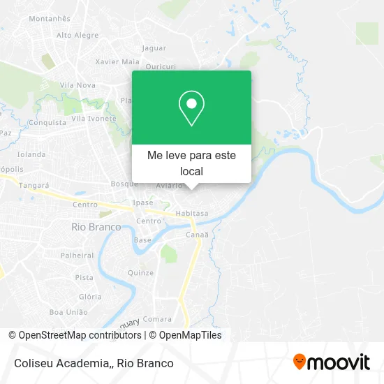 Coliseu Academia, mapa