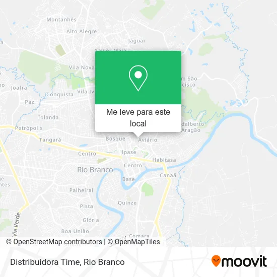 Distribuidora Time mapa