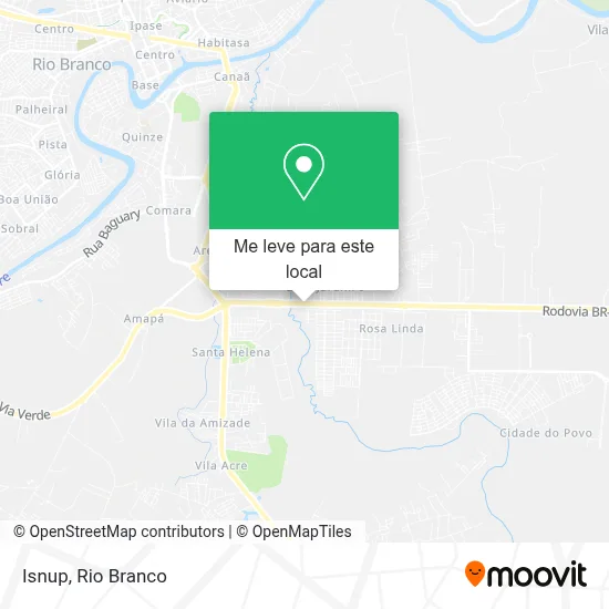 Isnup mapa