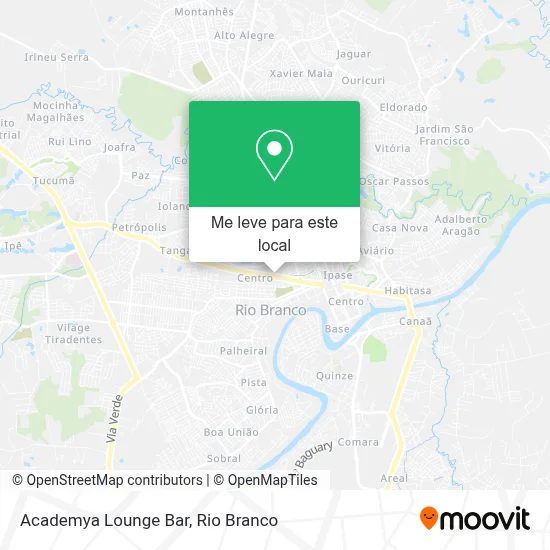 Academya Lounge Bar mapa