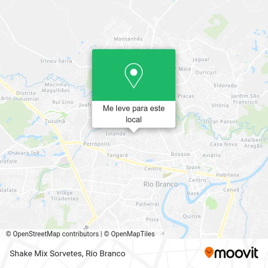Shake Mix Sorvetes mapa