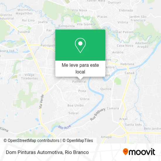 Dom Pinturas Automotiva mapa