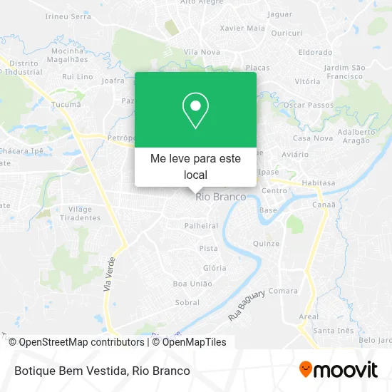 Botique Bem Vestida mapa