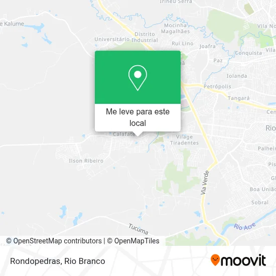 Rondopedras mapa