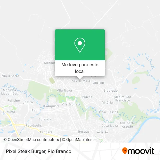Pixel Steak Burger mapa