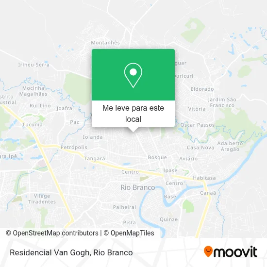 Residencial Van Gogh mapa