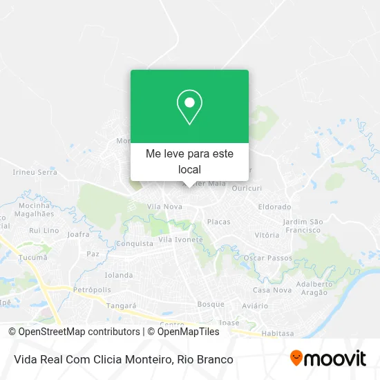 Vida Real Com Clicia Monteiro mapa