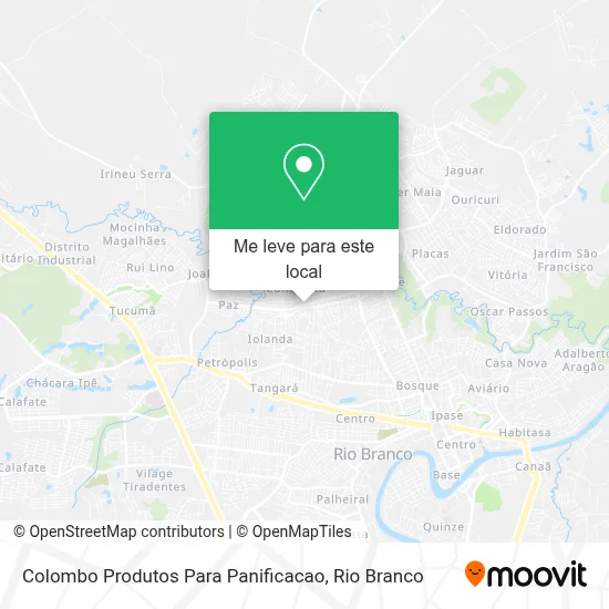 Colombo Produtos Para Panificacao mapa