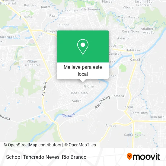 School Tancredo Neves mapa