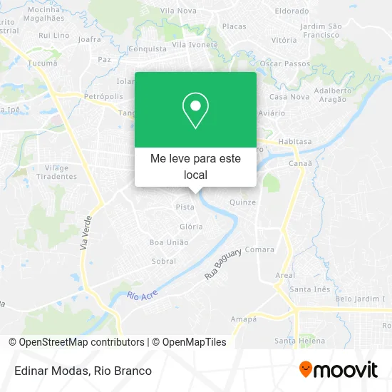 Edinar Modas mapa