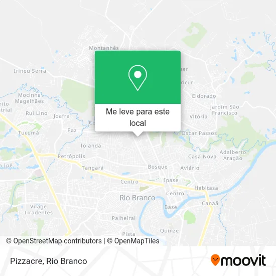 Pizzacre mapa
