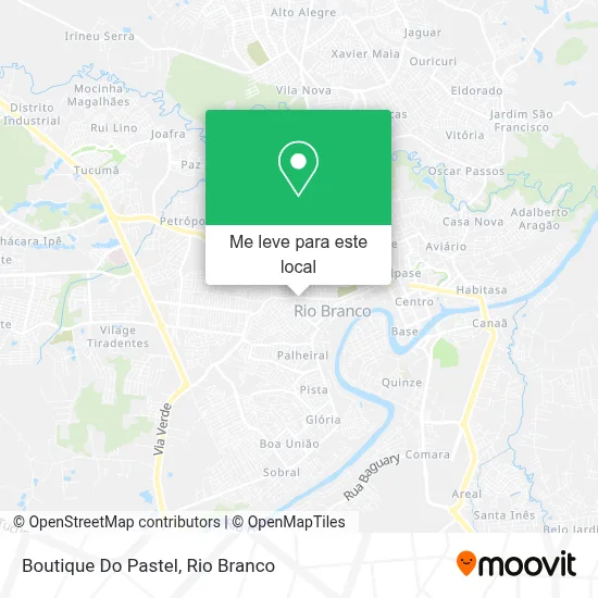 Boutique Do Pastel mapa