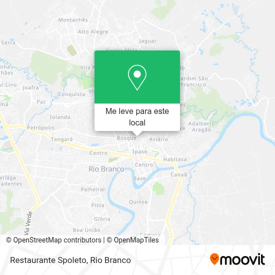 Restaurante Spoleto mapa