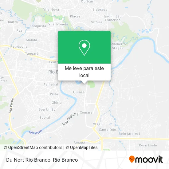 Du Nort Rio Branco mapa