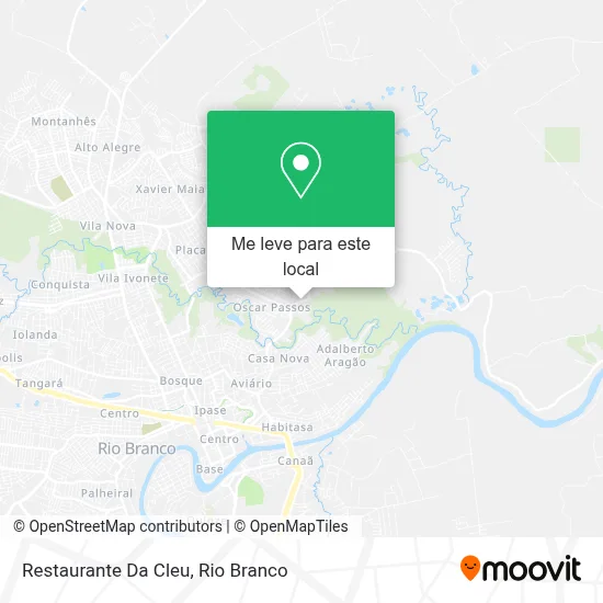 Restaurante Da Cleu mapa