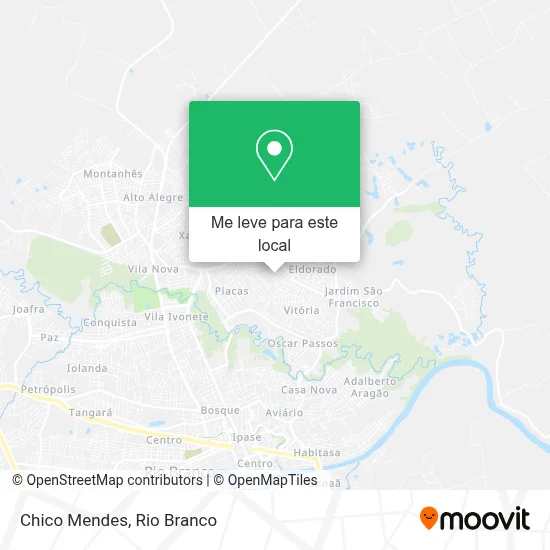Chico Mendes mapa