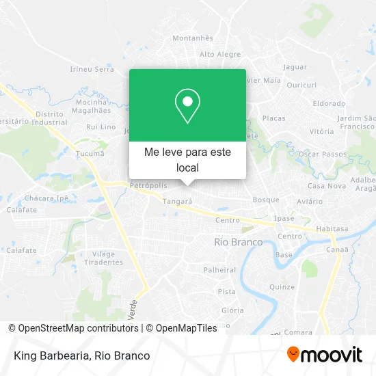 King Barbearia mapa