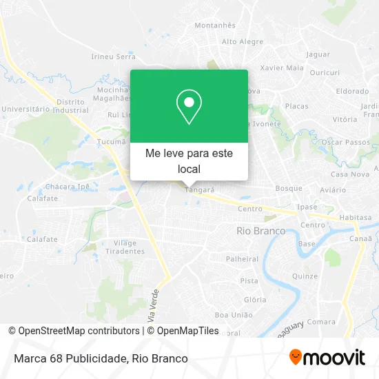 Marca 68 Publicidade mapa