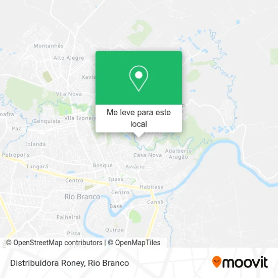 Distribuidora Roney mapa