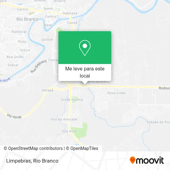 Limpebras mapa