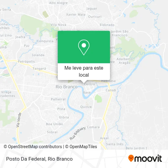 Posto Da Federal mapa
