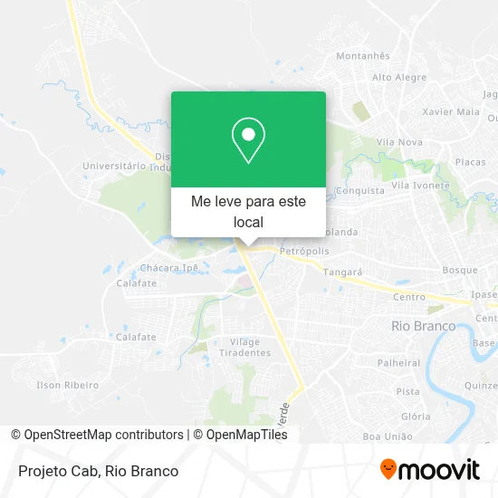 Projeto Cab mapa