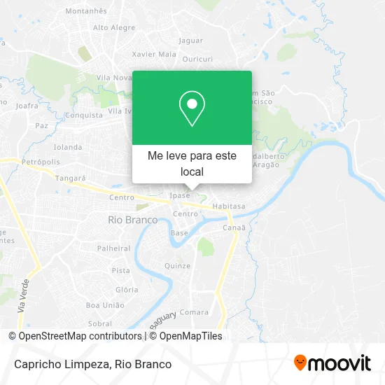 Capricho Limpeza mapa