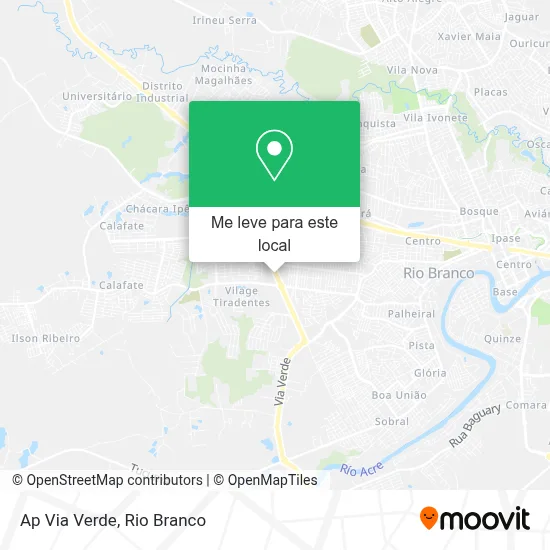 Ap Via Verde mapa