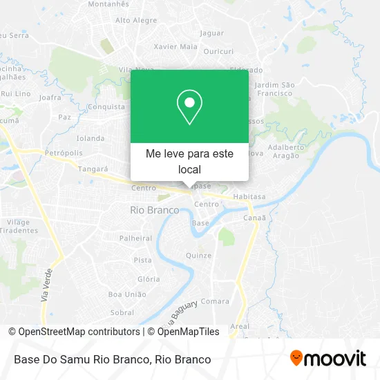 Base Do Samu Rio Branco mapa