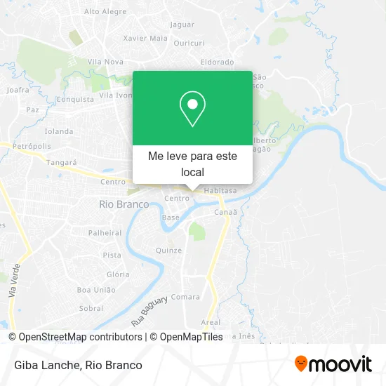 Giba Lanche mapa