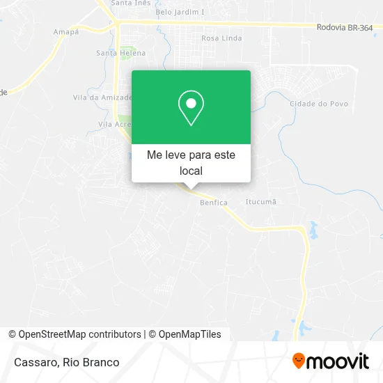 Cassaro mapa