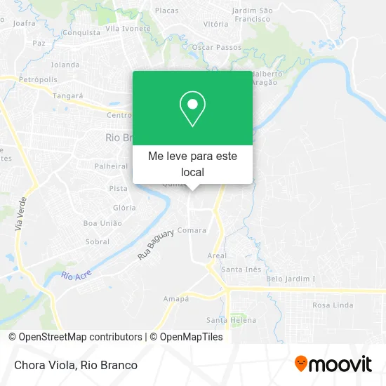Chora Viola mapa