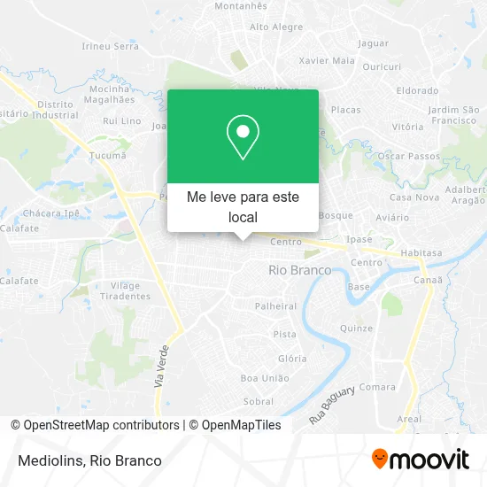 Mediolins mapa
