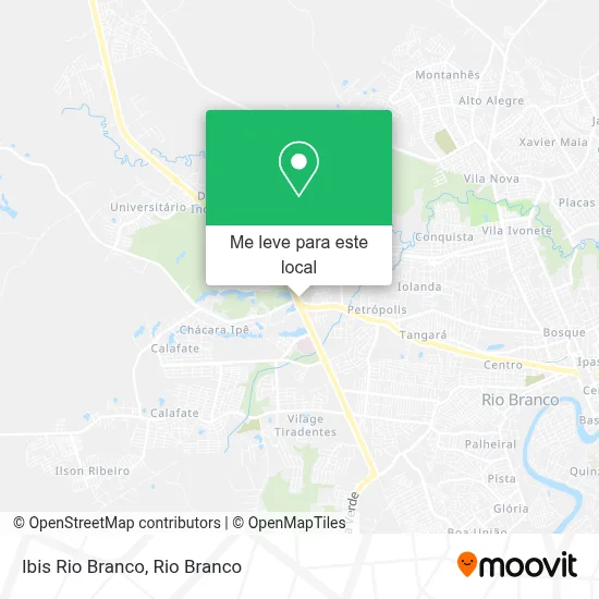 Ibis Rio Branco mapa