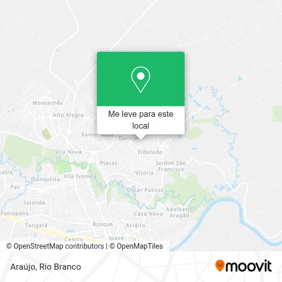 Araújo mapa