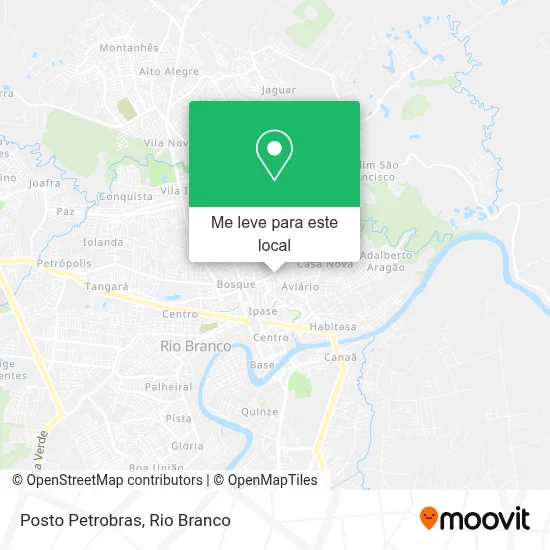 Posto Petrobras mapa