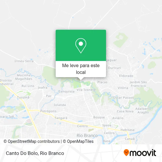 Canto Do Bolo mapa
