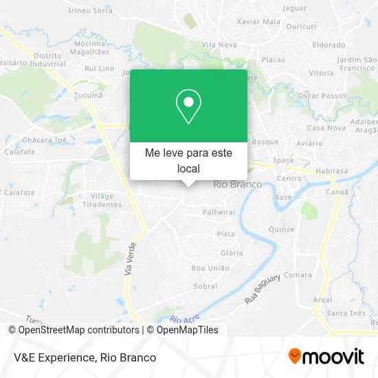 V&E Experience mapa